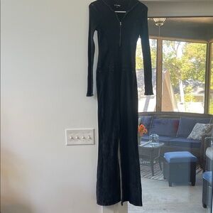 Fashion Nova Sleek Black Jumpsuit